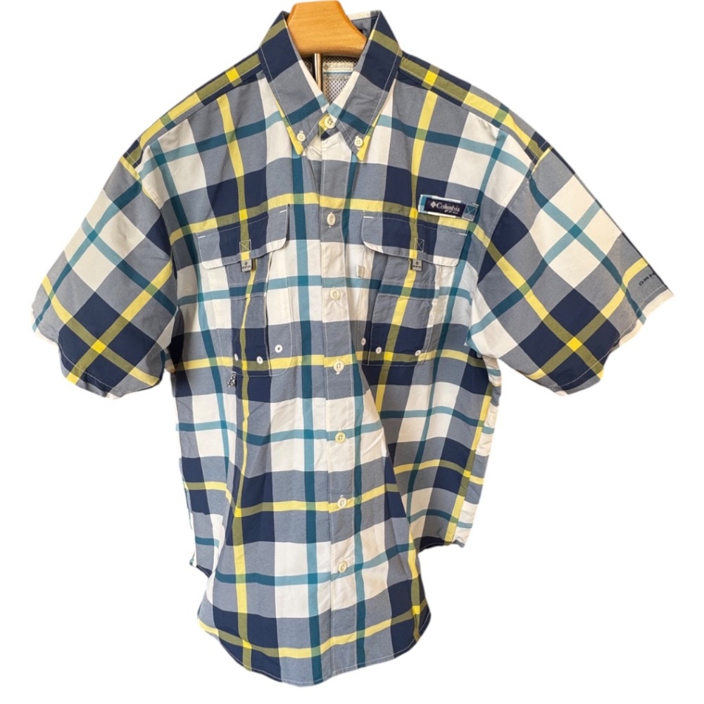 Columbia Men's PFG Super Bahama Shirt in Plaid Sz Small